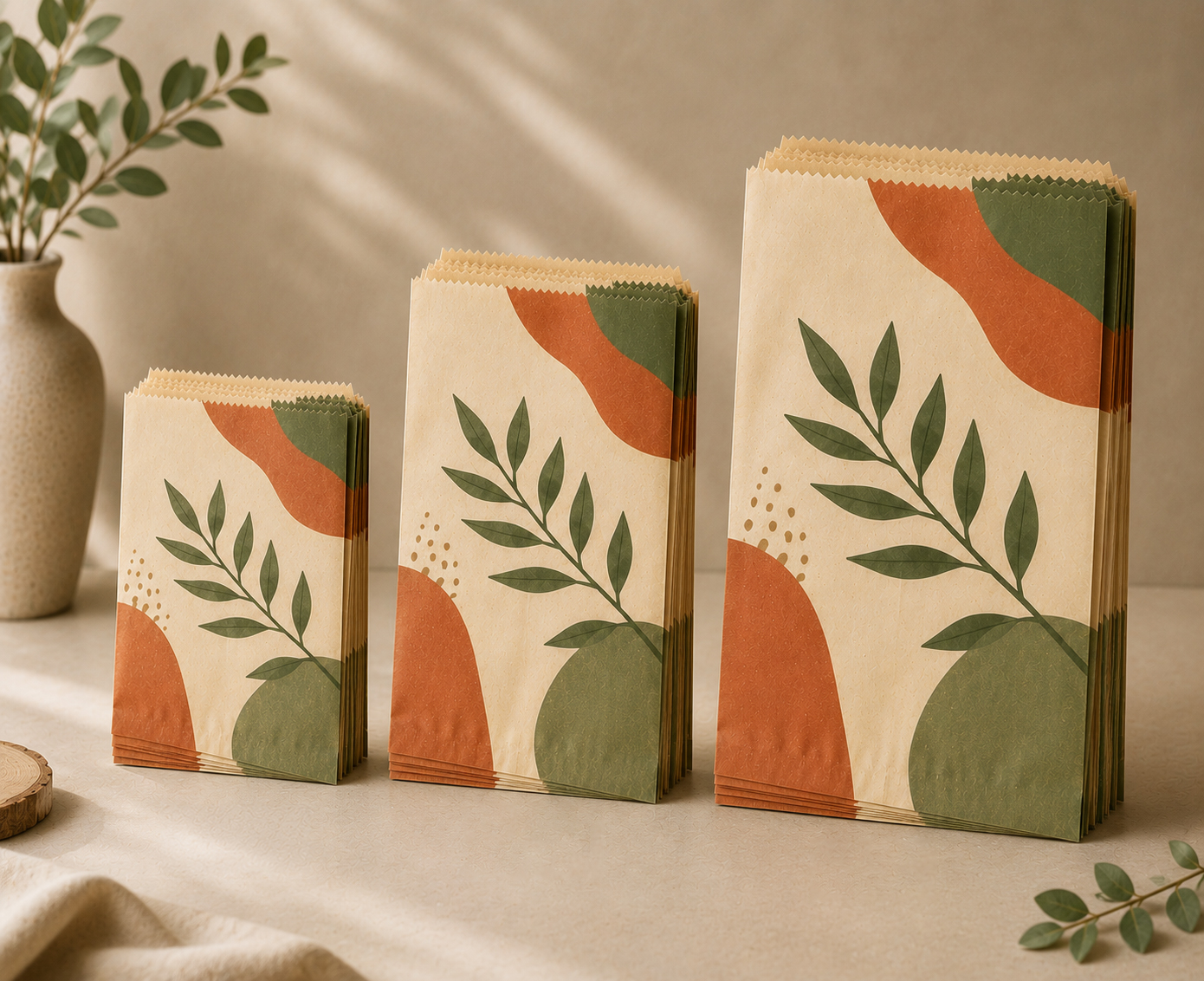 Custom printed covers with colourful branding