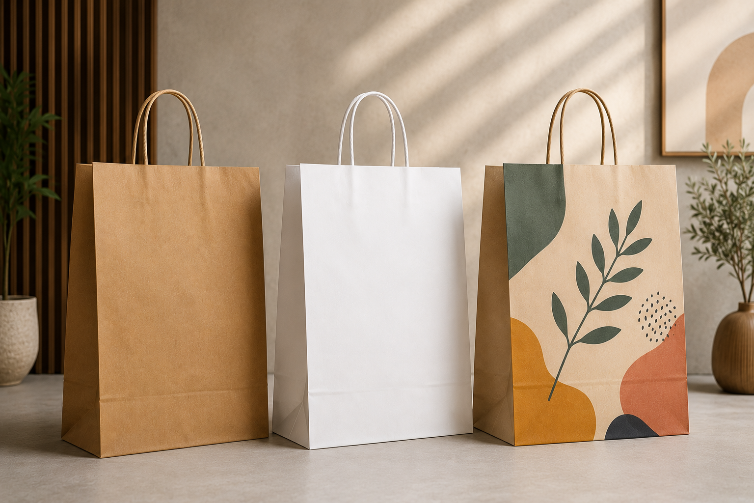 Large paper bag for clothing gift boxes and multiple Products